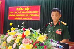 Lữ đoàn Thông tin 601: Diễn tập CH-CQ 1 bên 2 cấp ngoài thực địa có 1 phần thực binh năm 2024